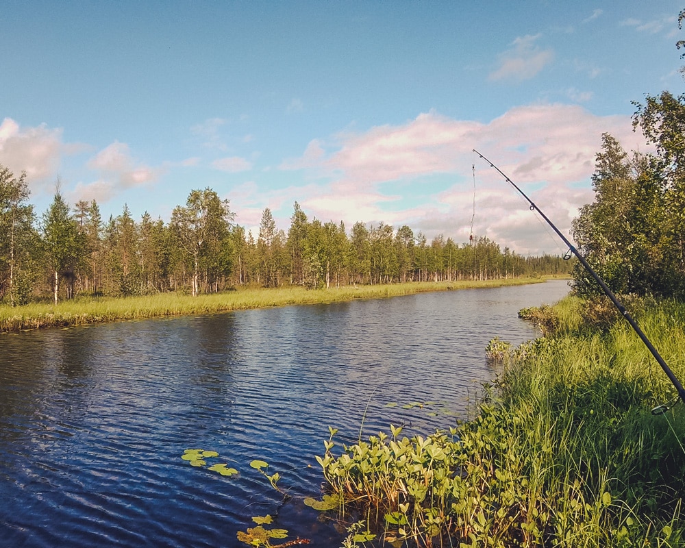 12.7.2021 Suopajoki at Rovaniemi Finland.