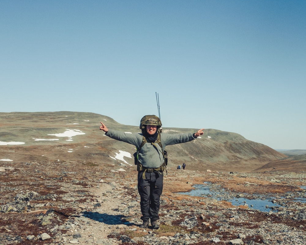 2.7.2021 Hiking at Käsivarsi wilderness area.