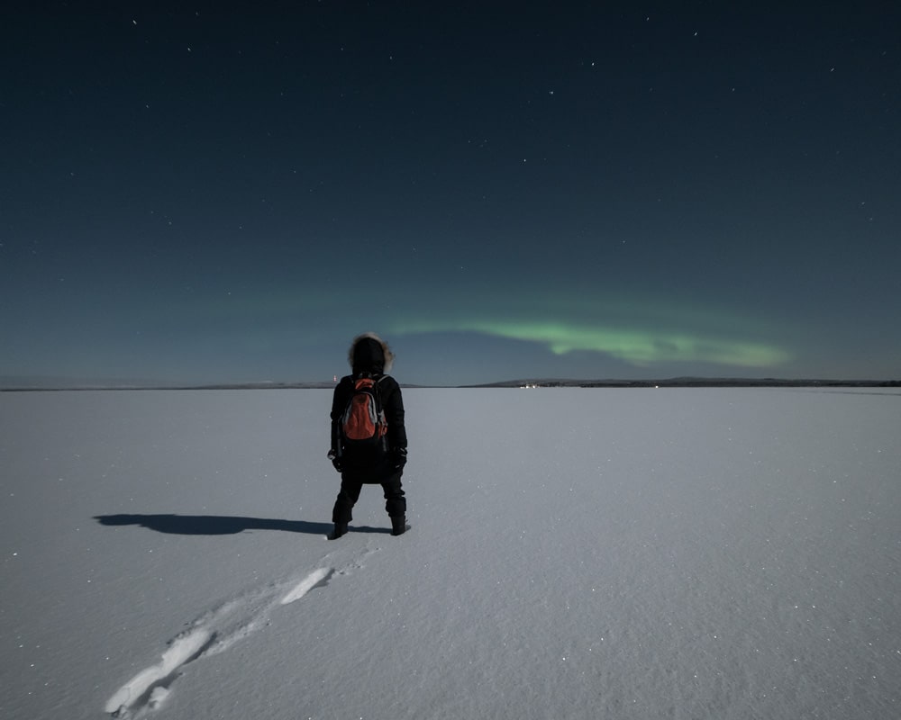 20.12.2021 northern lights at Vietonen, Finnish Lapland.