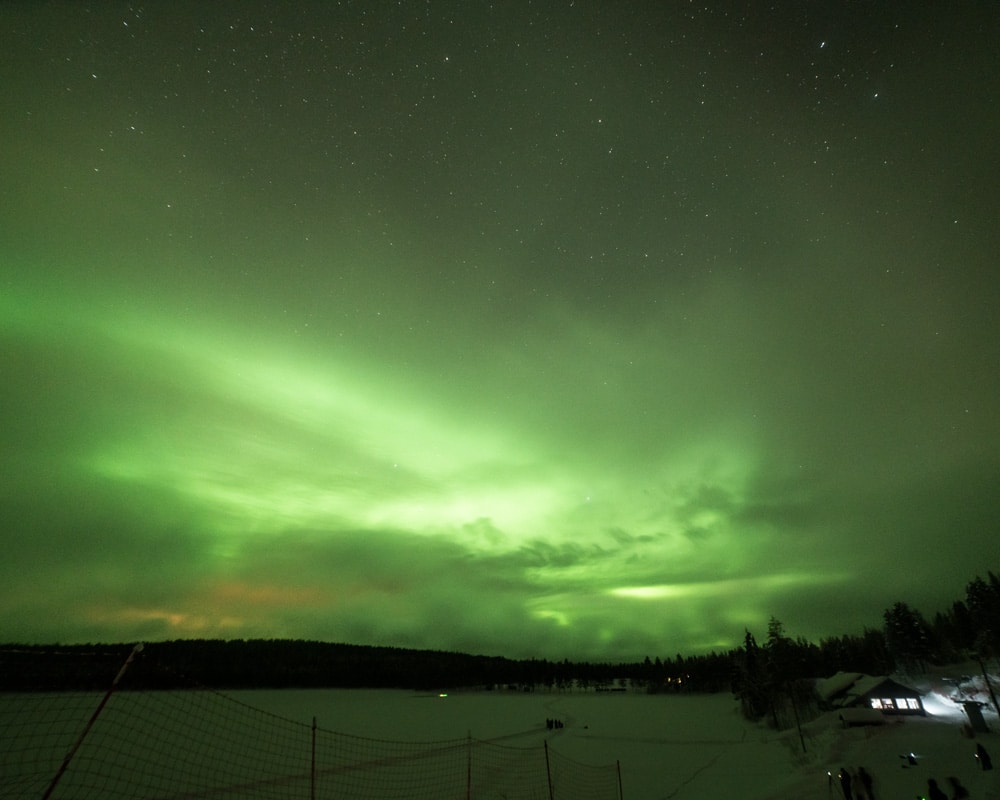 21.2.2020 northern lights in Pello