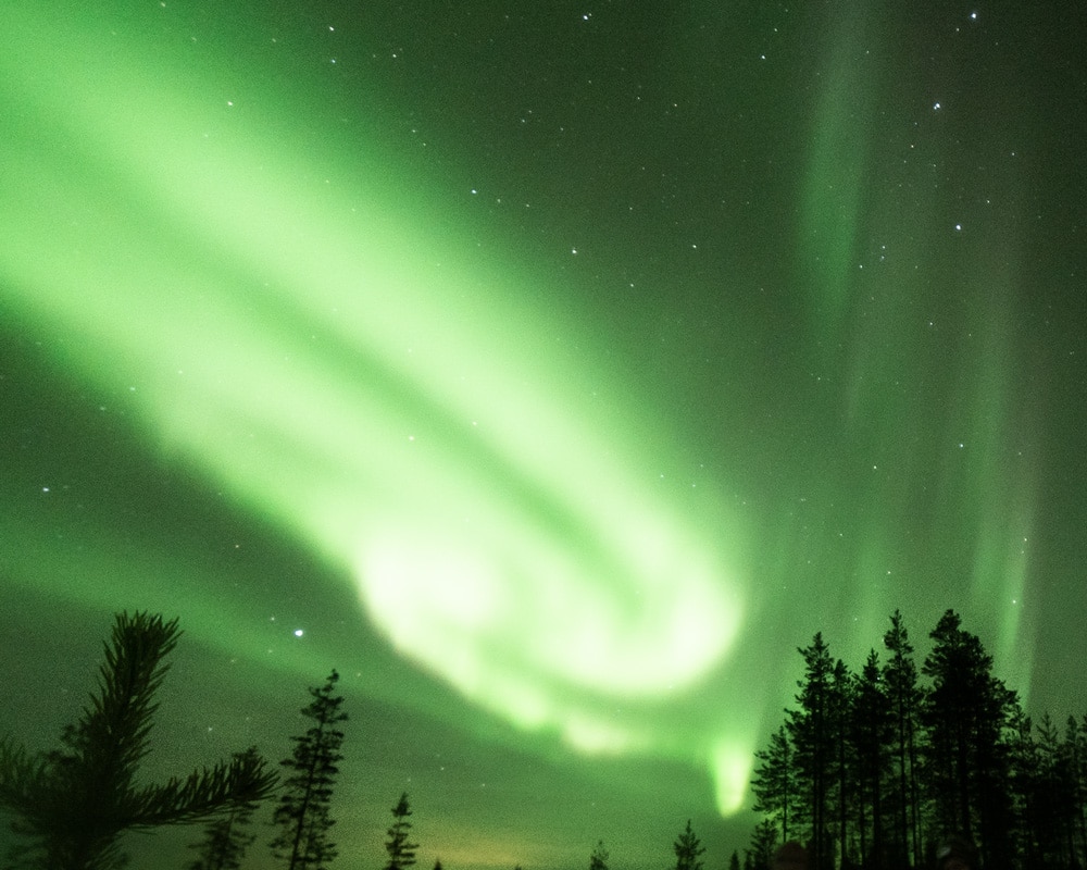 23.2.2020 northern lights in Patokoski.