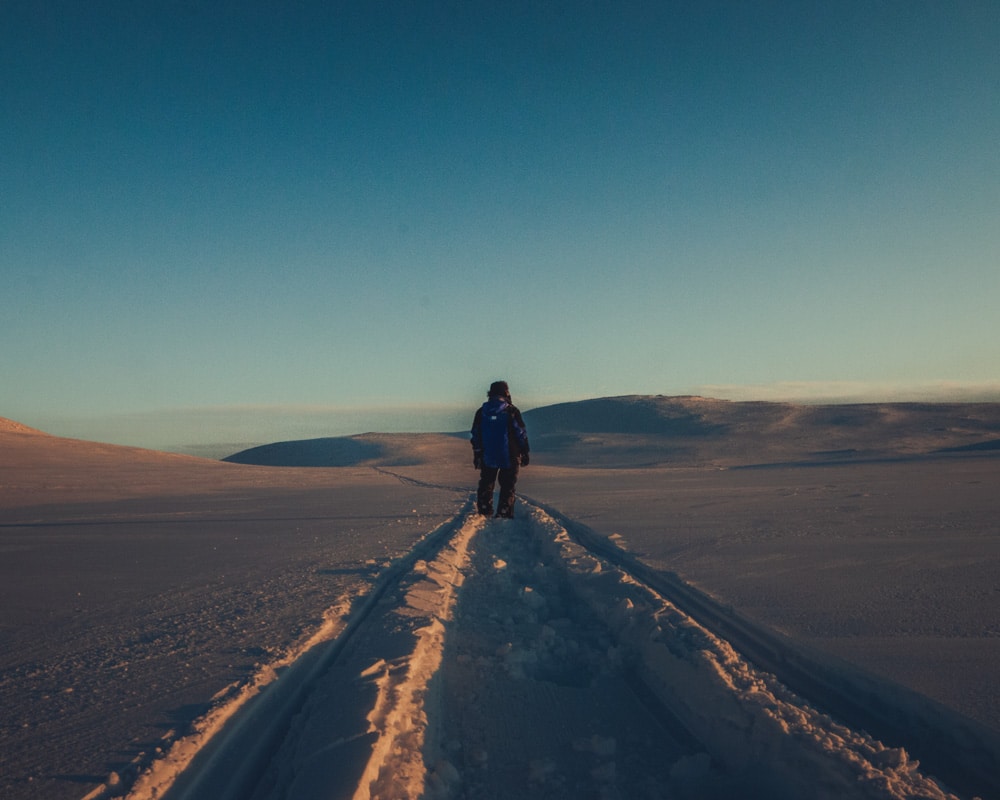 27.3.2020 Snowmobiling in Finnish Lapland.
