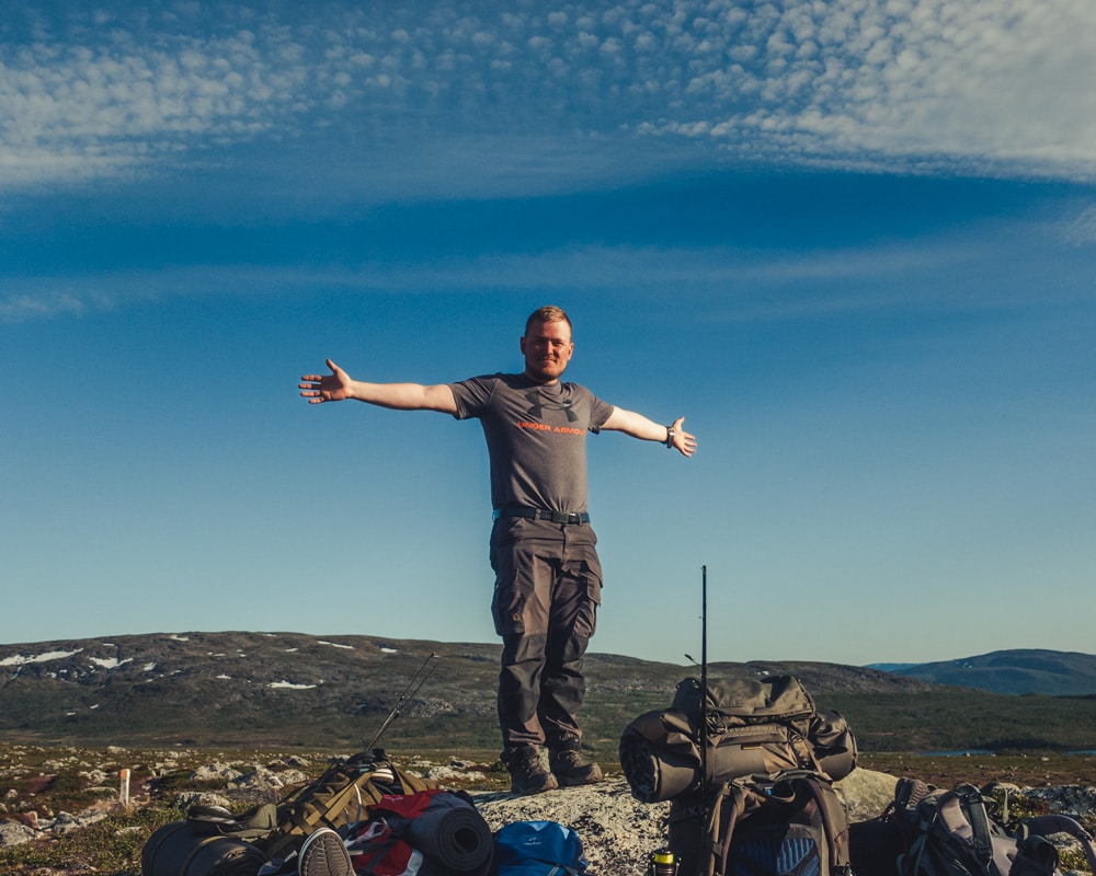 3.7.2021 True wilderness at Finnish Lapland.