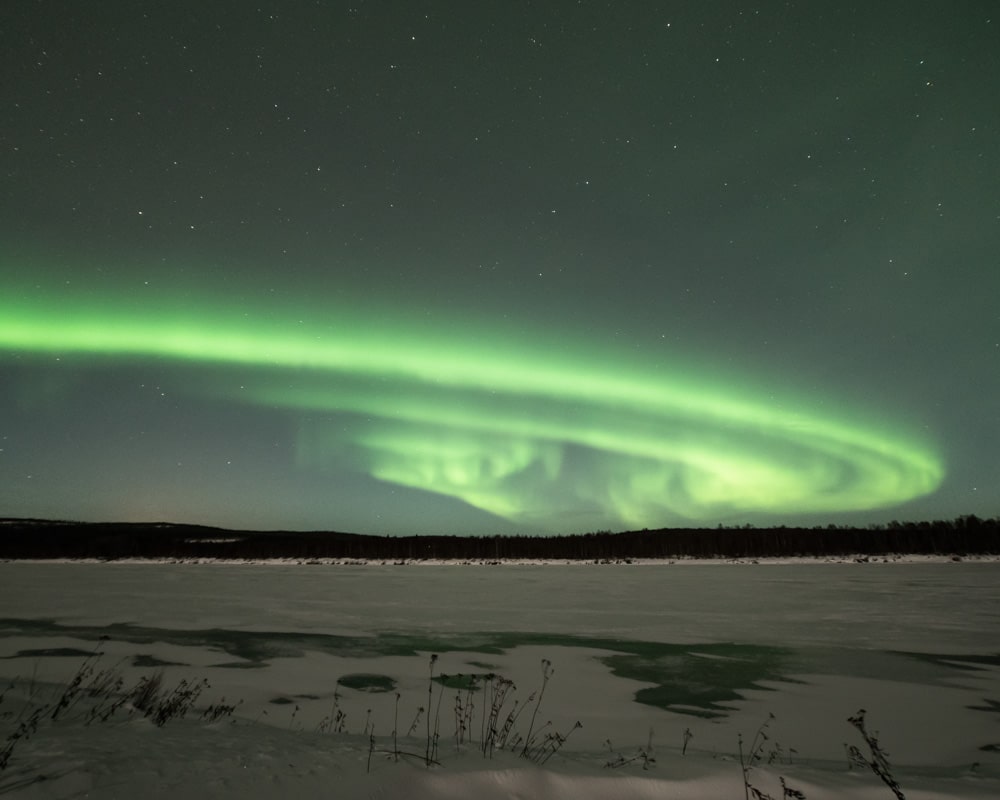 4.1.2020 northern lights at Sinettä.