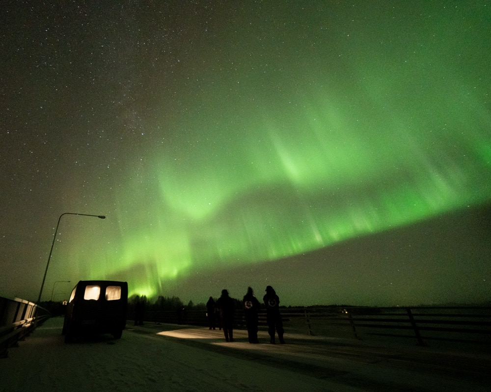 8.11.2021 northern lights at Tapionkylä, Finnish Lapland.