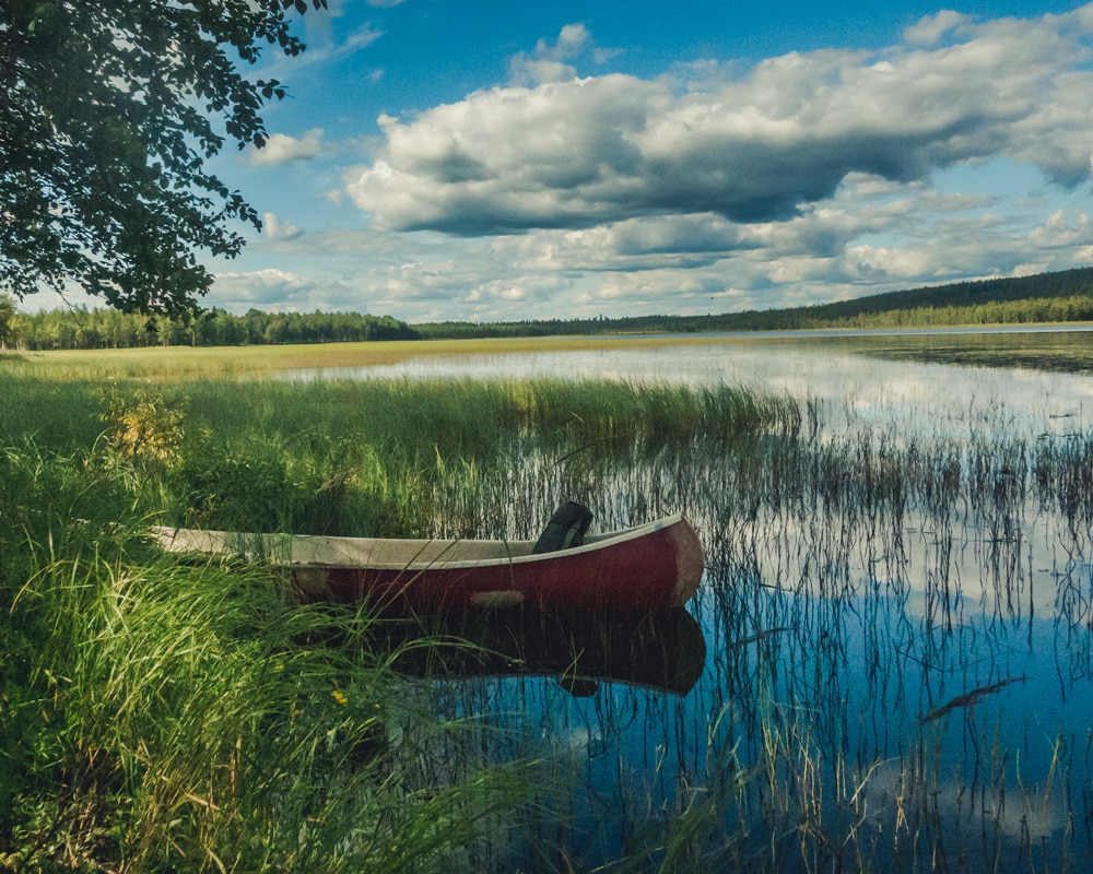 6.8.2020 Canoe adventure in Finnish Lapland.