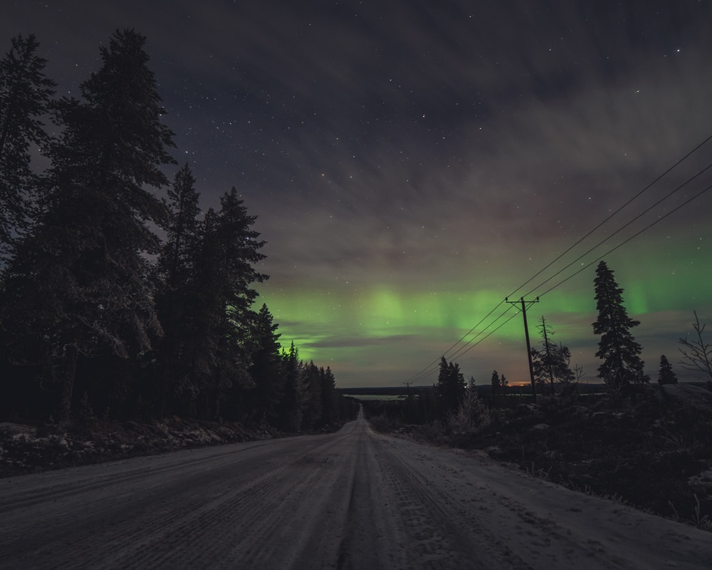 15.11.2022 northern lights Köyry, Lapland