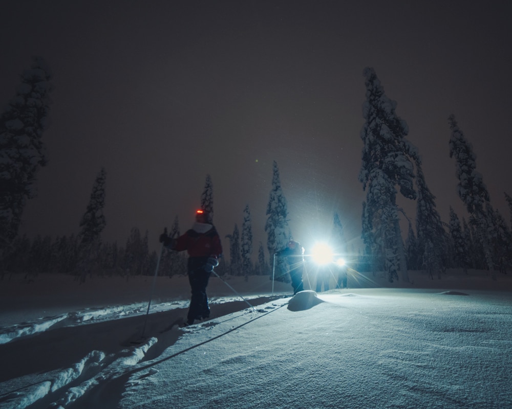 10.1.2023 Skiing in the Wilderness, Lapland.
