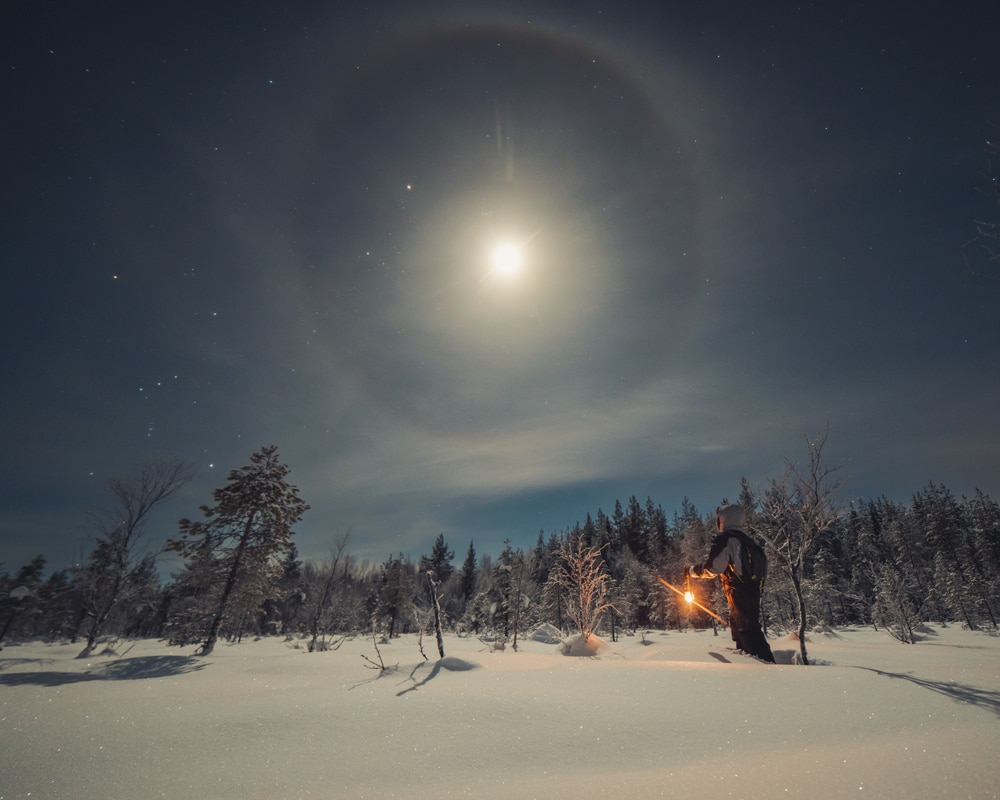 2.1.2023 Moonlight Magic Lapland, Finland