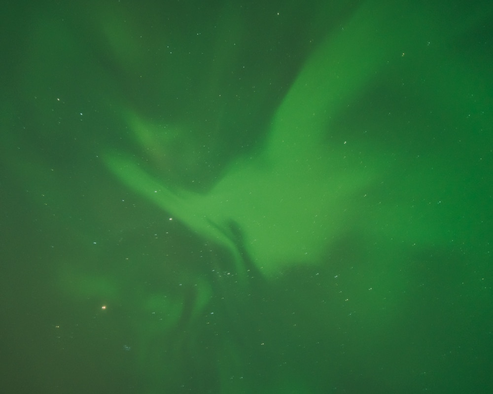 29.12.2022 Northern Lights Shapes in Rovaniemi, Lapland