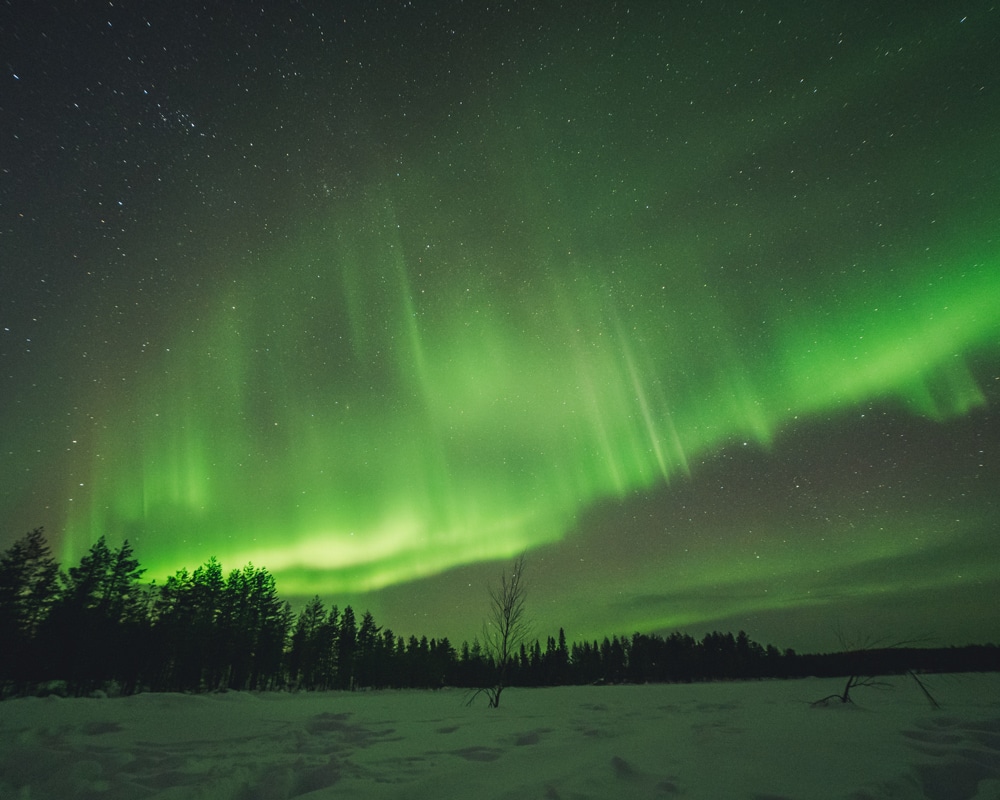 12.2.2023 Northern Lights in Perunkajärvi, Lapland.