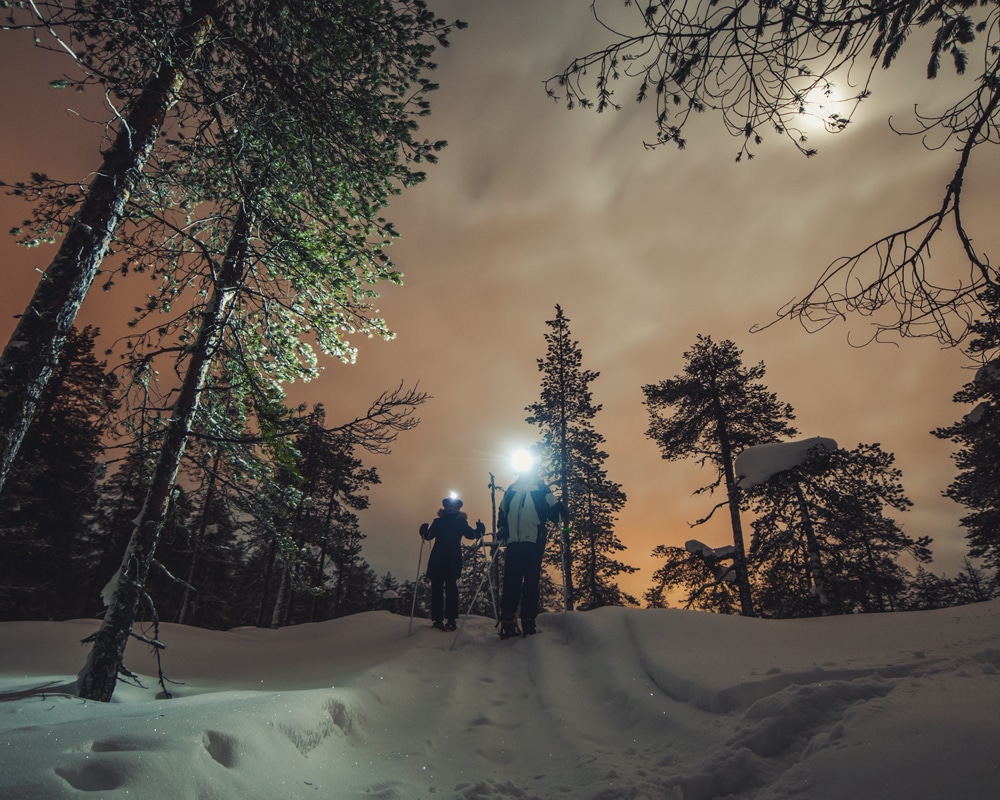 31.1.2023 Aavasaksa snowshoeing.