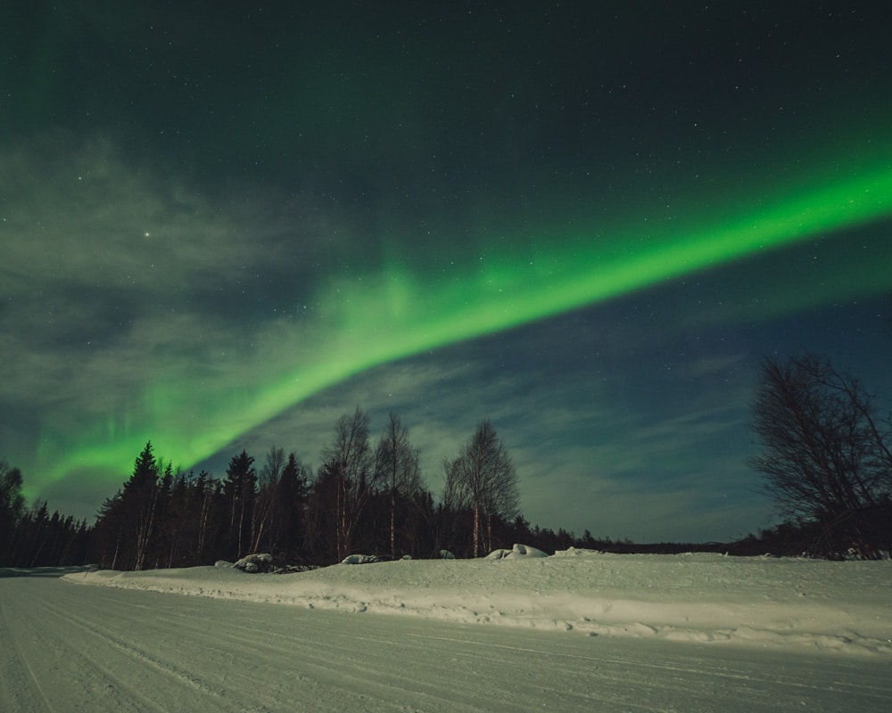 31.3.2023 Northern lights in Nuasjärvi, Rovaniemi.