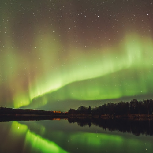 Northern Lights Reflections Rovaniemi, Lapland