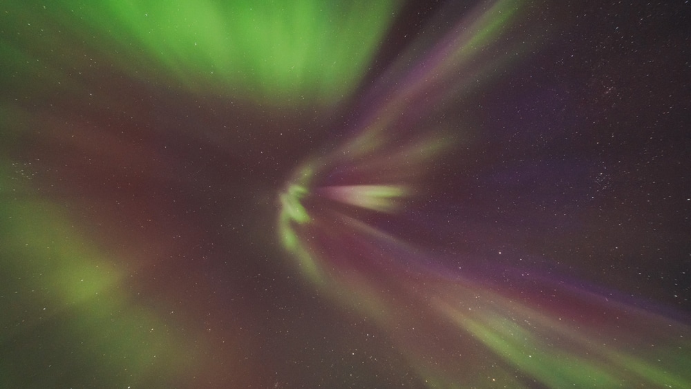 23.3.2023 Northern Lights Corona with multiple colors.