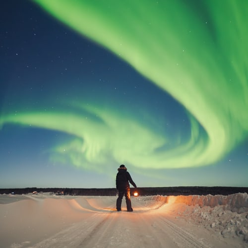 6.2.2020 Northern lights spiral